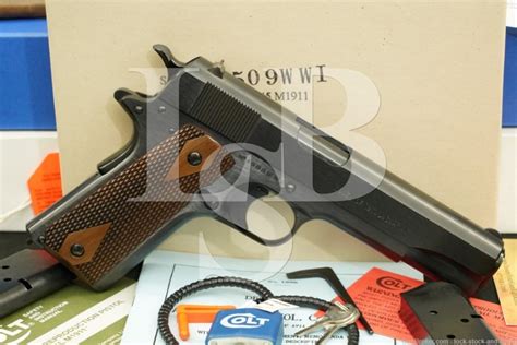 Colt 1911 Wwi Replica Tier Iii 01918 45 Acp 5″ Semi Auto Pistol 2005