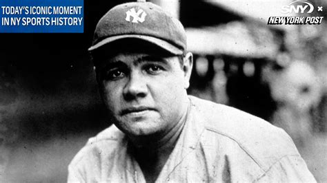 Today’s Iconic Moment In Ny Sports Babe Ruth Hits 500th Career Homer Video New York Post
