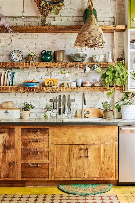 35 Farmhouse Kitchen Designs With A Bohemian Twist