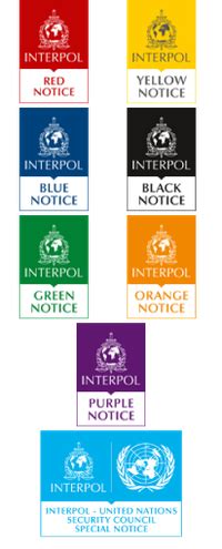 Interpol has issued red notices against: Interpol notice - Wikipedia