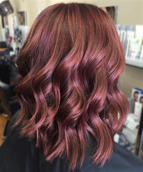 50 Best Red Hair Color Ideas — Violet Deep Dark Burgundy Maroon