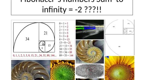 Fibonacci S Numbers Sum To Infinity Youtube
