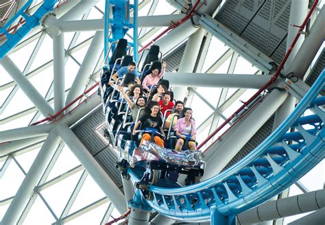 Riding High Dubais Indoor Rollercoaster Cibse Journal