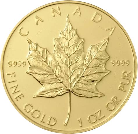 Canadian Maple Leaf 1 Oz Gold Coin 9999 California Gold And Silver