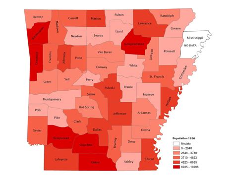 Arkansas Population Encyclopedia Of Arkansas