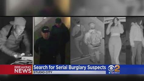 Police Searching For Serial Burglars Caught On Camera In Studio City