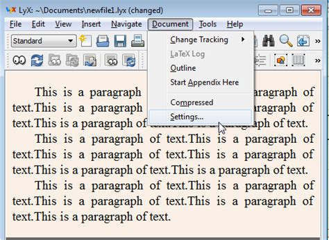 How to double space on google docs. line spacing - Set all paragraphs to be double spaced in LyX - TeX - LaTeX Stack Exchange