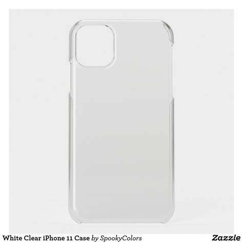 White Clear Iphone 11 Case Iphone 11 Iphone Case