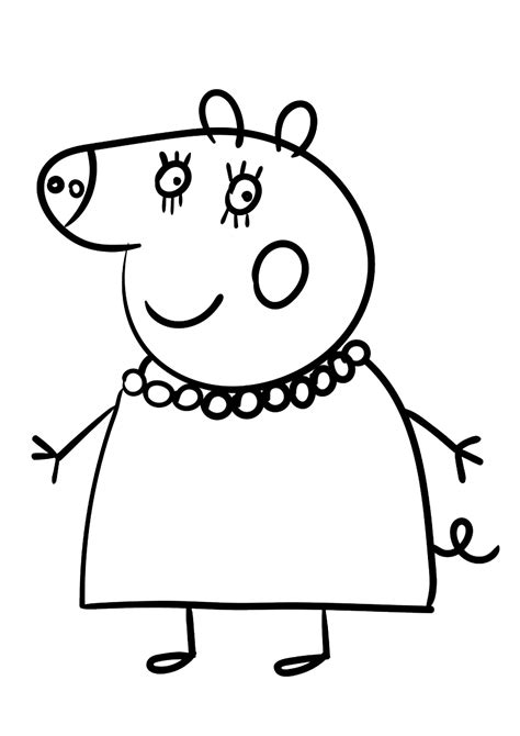 Disegni da colorare e stampare gratis per bambini. 54 Disegni di Peppa Pig da Colorare | PianetaBambini.it