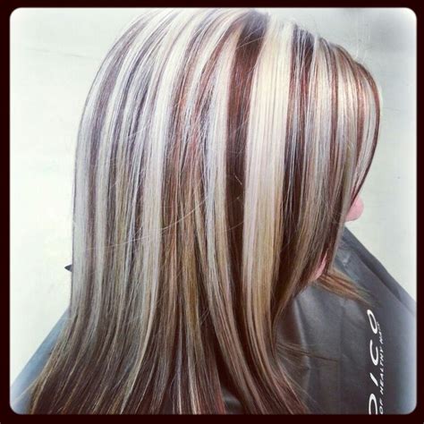 Always—and we mean always!—use a heat protectant product before. Blonde & Dark Red Highlights! Schedule with one of the ...