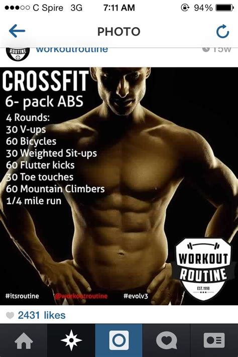 Pin By Jesse Pearson On Abs V Ups Crossfit Abs Abs