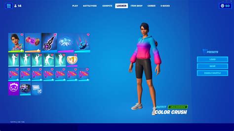 The Cleanest Combo For Color Crush In Fortnite Youtube