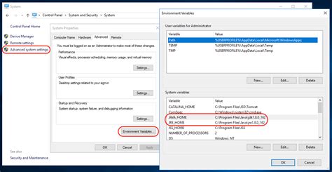 Configuring The JAVA HOME And JRE HOME Environment Variables On A Windows Server Technical