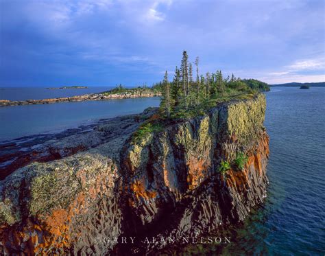 Split Island On Lake Superior Isle Royale National Park Lake