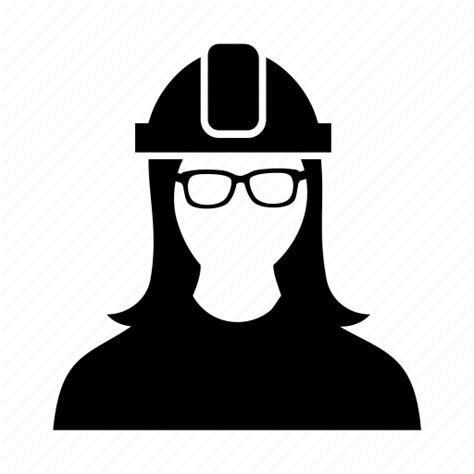 Engineer Female Service Women Icon