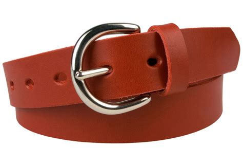 Ladies London D Red Leather Belt Belt Designs