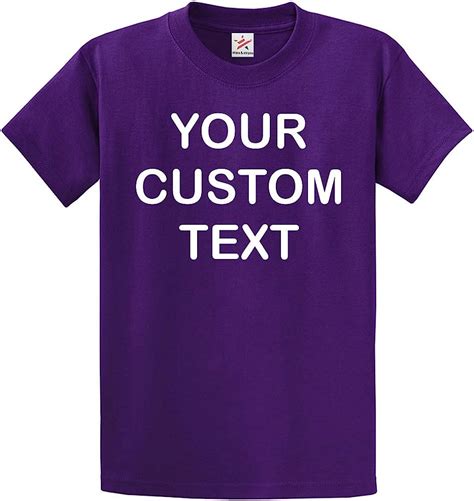 custom purple personalised t shirt custom t shirt small uk clothing