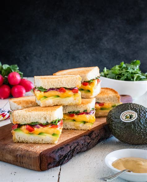 Smoked Gouda Grilled Cheese Bites With California Avocados Husbands