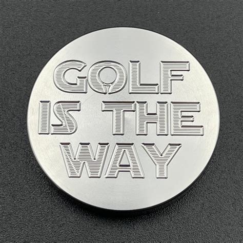 Golf Ball Marker Golf Is The Way Stainless Steel Etsy