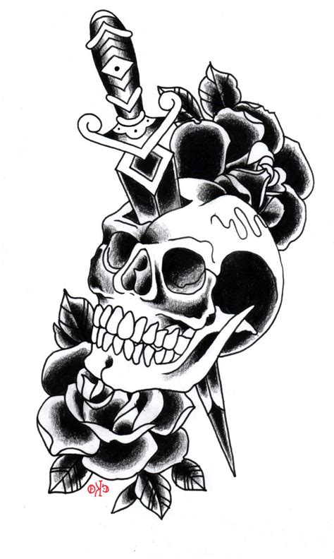 Sugar Skull Tattoos 해골 문신 디자인 꽃 그림 문신 아이디어 그림 문신 모델 문신 디자인