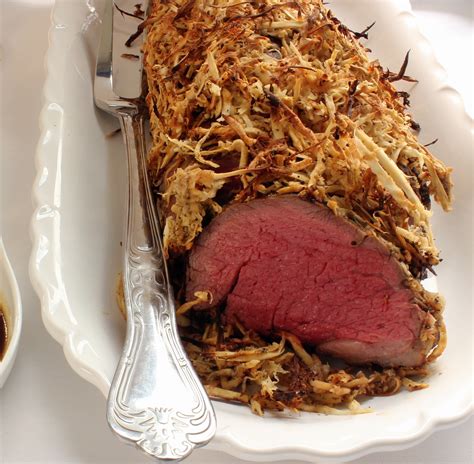 How to trim, tie, cook and once you remove the tenderloin from the oven and let it sit for the allotted amount of time, coat it with a mixture of fresh herbs and a dollop of homemade horseradish sauce for the ultimate finish. Beef Tenderloin With Fresh Horseradish and Black Pepper ...