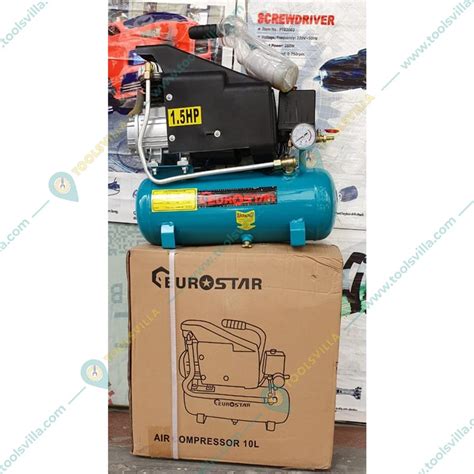 Buy Eurostar 10 Litre Air Compressor With 15hp Copper Winding Motor