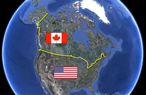 The Bizarre Border Between Canada And The United States