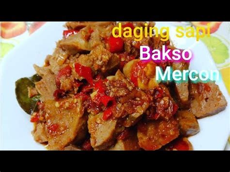 Jika anda rasa daging masih keras, anda bisa menambahkan air secukupnya saja. DAGING SAPI & BAKSO MASAK MERCON/ PEDAS - YouTube