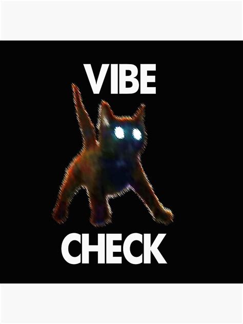 Vibe Check Floating Cat Meme Photographic Print For Sale By Thememeporium Redbubble