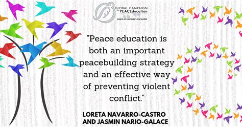 Peace Education As Peacebuilding Strategy Global Campaign For Peace