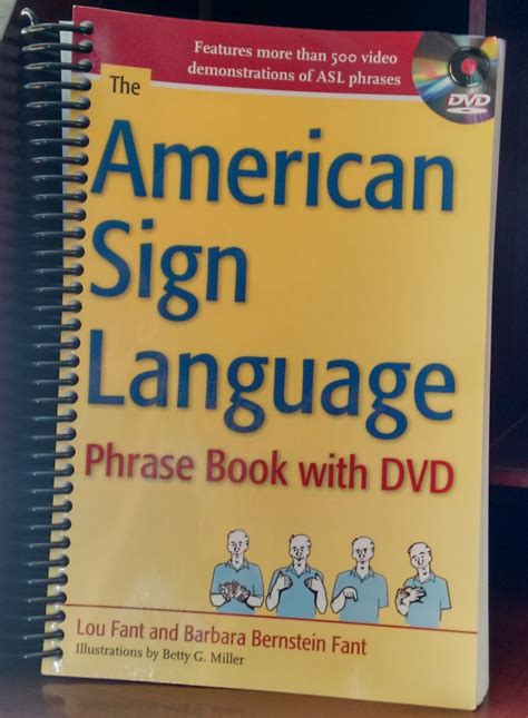 The American Sign Language Phrase Book With Dvd By Lou Fant And Barbara