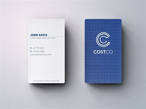 Costco Rebrand Business Cards Rebranding Business Cards Costco