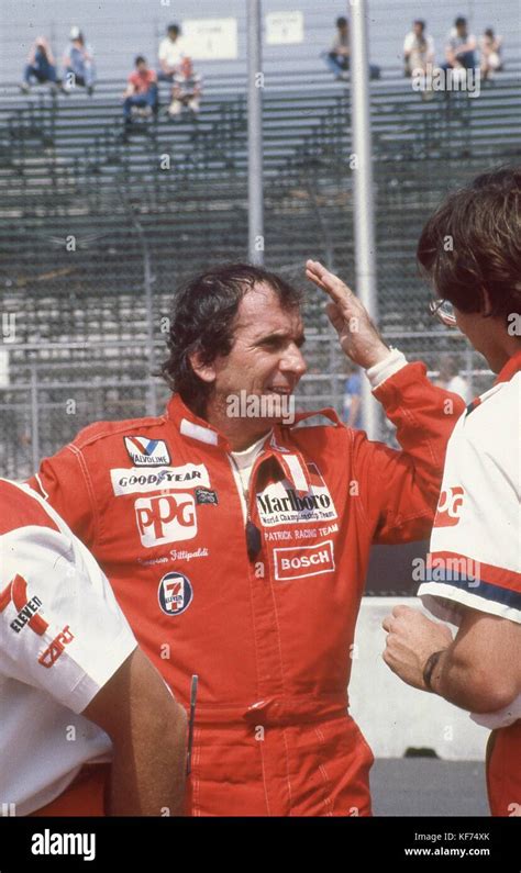 Emerson Fittipaldi During Practice At The Meadowlands Gp Cart Series