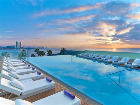 best hotels with rooftop pools in barcelona the luxury editor