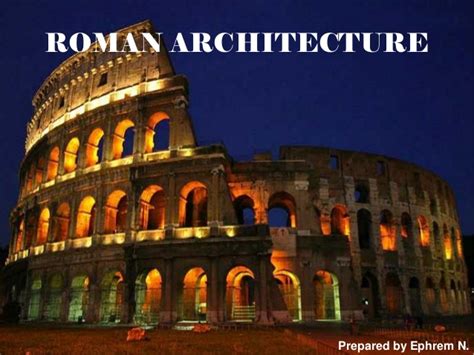 Architecture Of Rome History