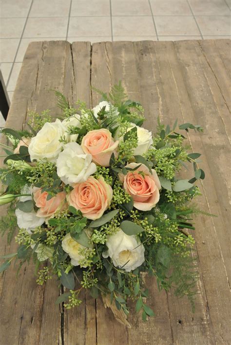 Paper flowers wedding spring wedding flowers bridal flowers floral wedding wedding bouquets spring weddings wedding colors romantic sinclair & moore wedding at delille cellars near seattle, wa: Bridal bouquet with roses and eucalyptus.Designed by ...