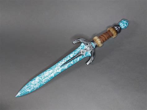 Stalhrim Sword Dagger Glass Skyrim Cosplay Prop Costume Weapon Etsy