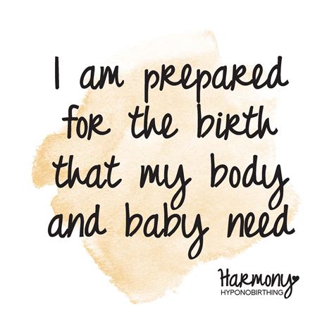 Birth Affirmation For Hypnobirth Birth Quotes Hypnobirthing Affirmations Birth Affirmations