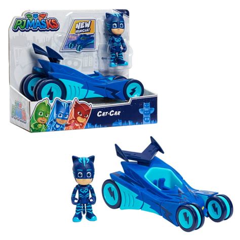 Pj Masks Catboy And Cat Car Articulated Action Figure And Vehicle Blue