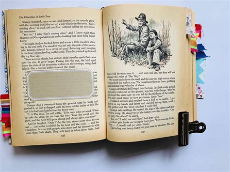 Art Journaling In A Vintage Book