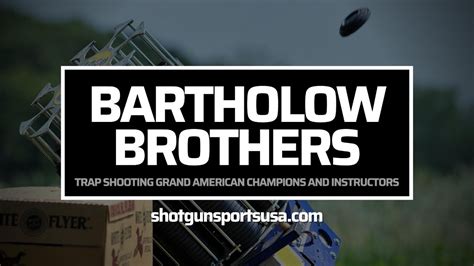Bartholow Brothers World Class Trap Shooters Youtube