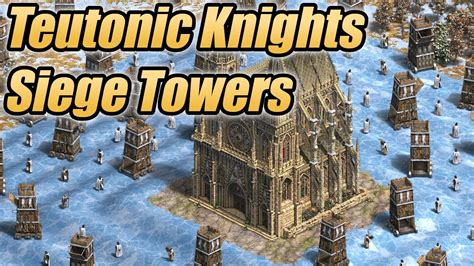 Teutonic Knights And Siege Towers Guard The Monument Youtube