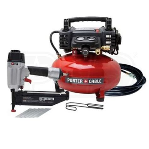 Porter Cable Pcfp72671 6 Gallon Pancake Compressor W Nailer Combo Kit
