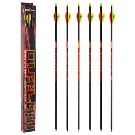 Complete Arrow Black Eagle Outlaw 005 Carbon Fletched At Facto
