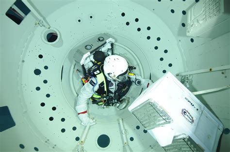 Alexander Moving Inside Of The Module Mockup Esa Astronaut Flickr