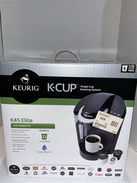 Keurig K Cup K45 Elite Coffee Maker Open Box New In Original Packaging 649645200293 Ebay