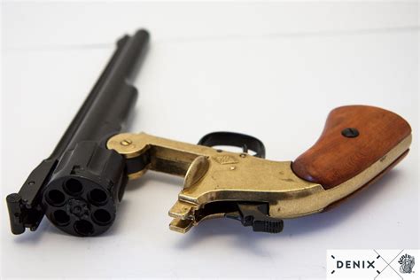 Schofield Black And Brass Finish Replica Revolver Replica Guns Canada