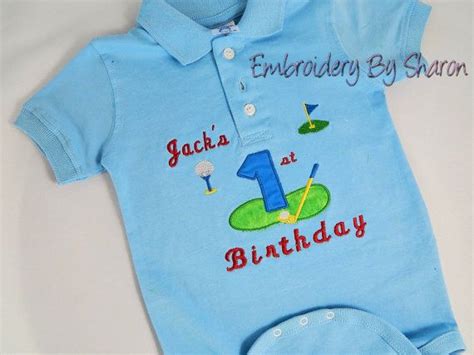 Boys First Birthday Polo Shirt Football Or Any Sports Personalized