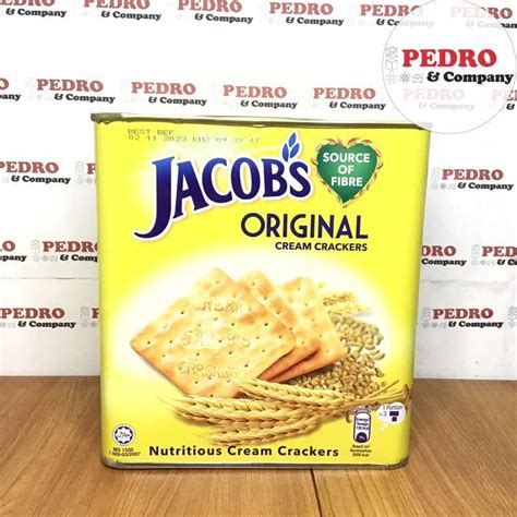 Jual Jacobs Original Cream Crackers Biskuit Gram Kaleng Besar Jacob Di Seller