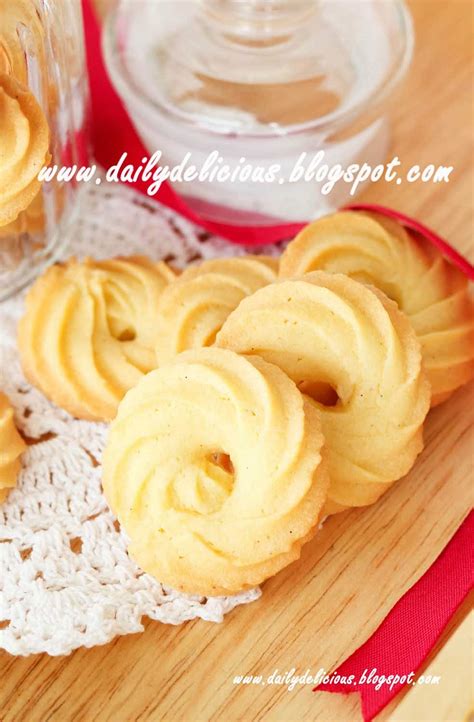 Dailydelicious Simple Vanilla Cookies When Simple Ingredients Make A